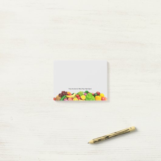 Nutritionist Dieticien Theme Post-it® Notes (Op bureau)