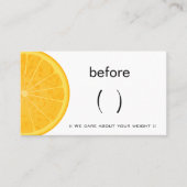 Nutritionist Dietitian Nutrition Coach Weight Loig Visitekaartje (Voorkant)