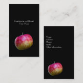 Nutritionist en gezondheid visitekaartje (Voorkant / Achterkant)