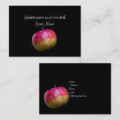 Nutritionist en gezondheid visitekaartje (Voorkant / Achterkant)