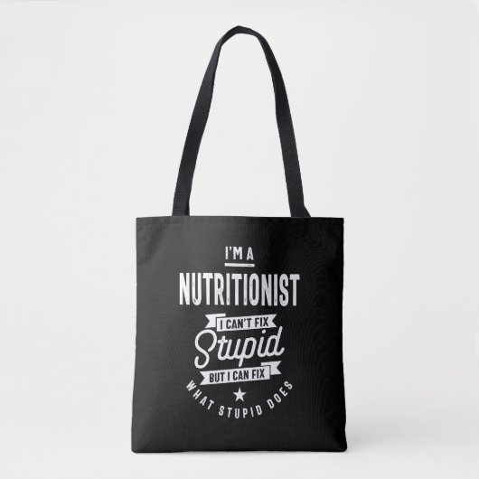 Nutritionist Functielijn Tote Bag (Voorkant)