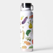 Nutritionist Healthy Food Logo Waterfles (Achterkant)