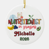 Nutritionist In Progress Keramisch Ornament (Voorkant)