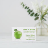Nutritionist met Apple Visitekaartje (Staand voorkant)
