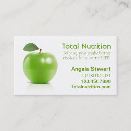 Nutritionist met Apple Visitekaartje