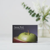 Nutritionist Sliced Apple Visitekaartje (Staand voorkant)
