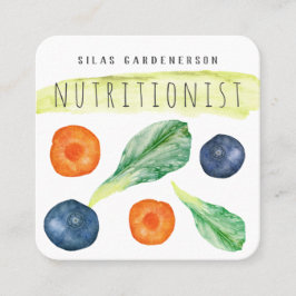 Nutritionist  vierkante visitekaartje