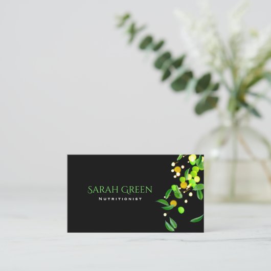 Nutritionist Visitekaartje (Staand voorkant)