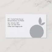 Nutritionist - Visitekaartjes (Achterkant)