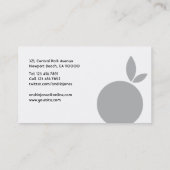 Nutritionist - Visitekaartjes (Achterkant)