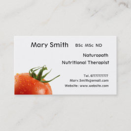Nutritionist / Voedingstherapie / Naturopath Visitekaartje