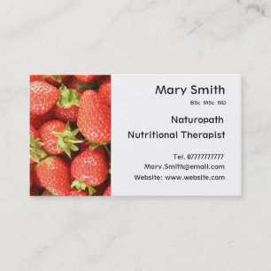 Nutritionist / Voedingstherapie / Naturopath Visitekaartje