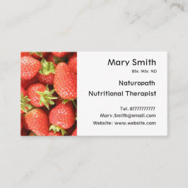 Nutritionist / Voedingstherapie / Naturopath Visitekaartje