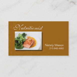 "Nutritionist" Voedselcoach, gezond, gewichtsverli Visitekaartje