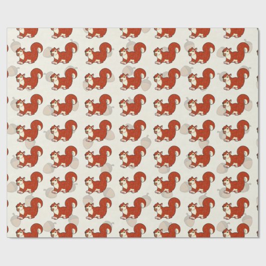 Nuts4Squirrels Cadeaupapier (Vlak)