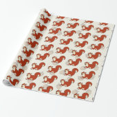 Nuts4Squirrels Cadeaupapier (Uitgerold)