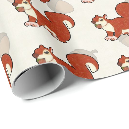 Nuts4Squirrels Cadeaupapier (Rol Hoek)