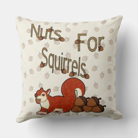 Nuts4Squirrels Kussen (Achterkant)