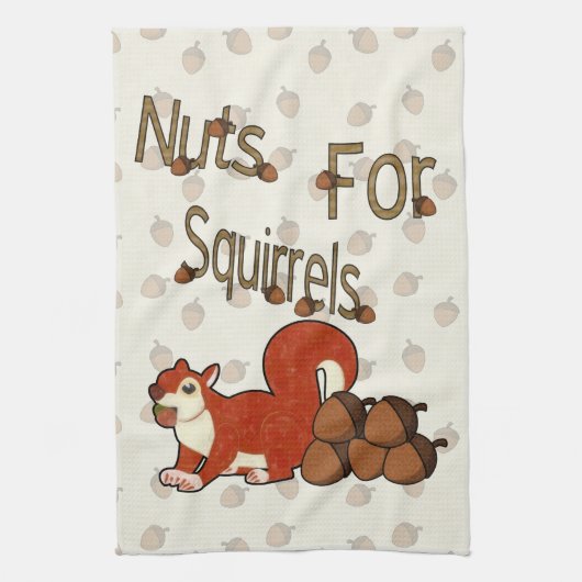 Nuts4Squirrels Theedoek (Verticaal)