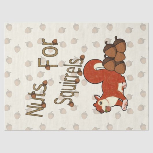 Nuts4Squirrels Tissuepapier (Voorkant)