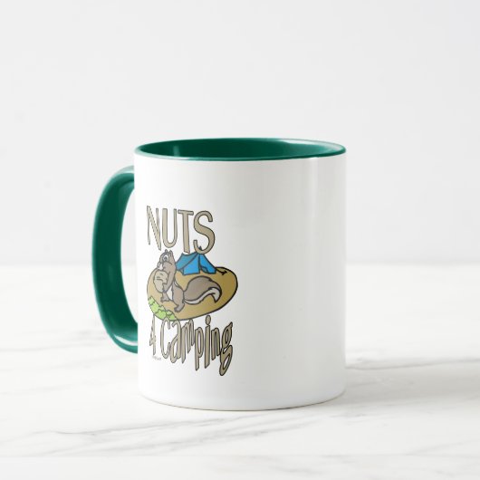 Nuts 4 Camping Mok (Voorkant links)