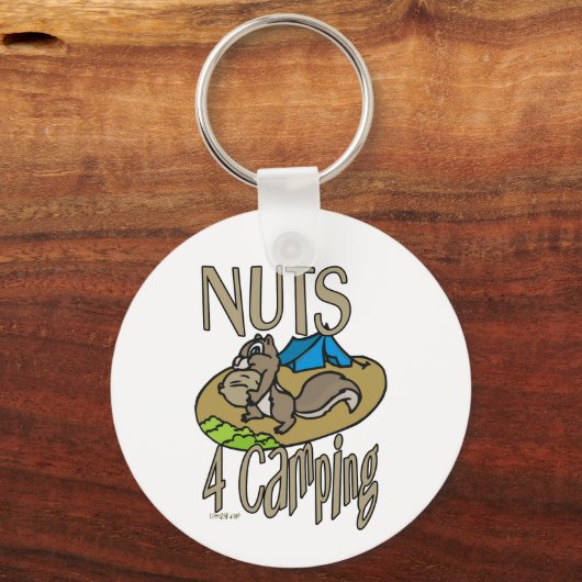 Nuts 4 Camping Sleutelhanger (Voorkant)