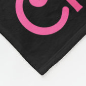 Nuts About Christmas Nutcracker Funny Christmas Fleece Deken (Hoek)