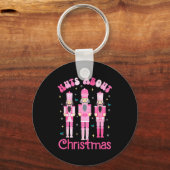 Nuts About Christmas Nutcracker Funny Christmas Sleutelhanger (Voorkant)