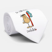 Nuts about Dentistry T-shirts en Gifts Stropdas (Opgerold)