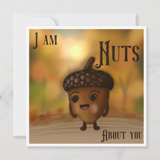 Nuts About You Bedankkaart