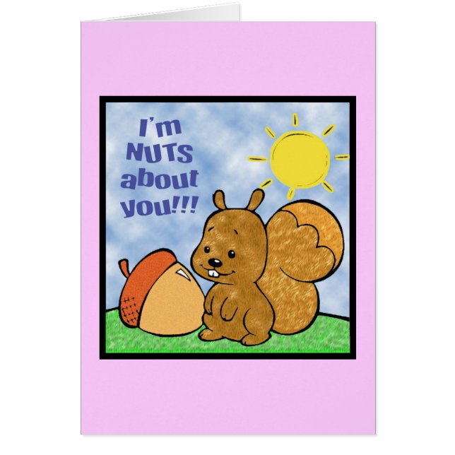 Nuts ABout You Kaart (Voorkant)