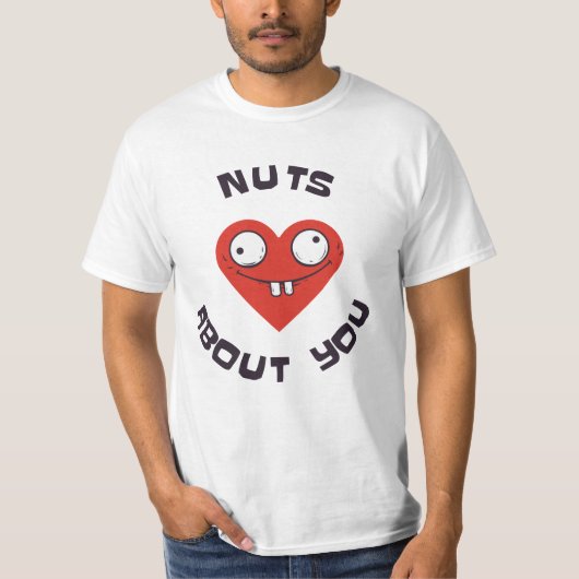 nuts about you t-shirt (Voorkant)