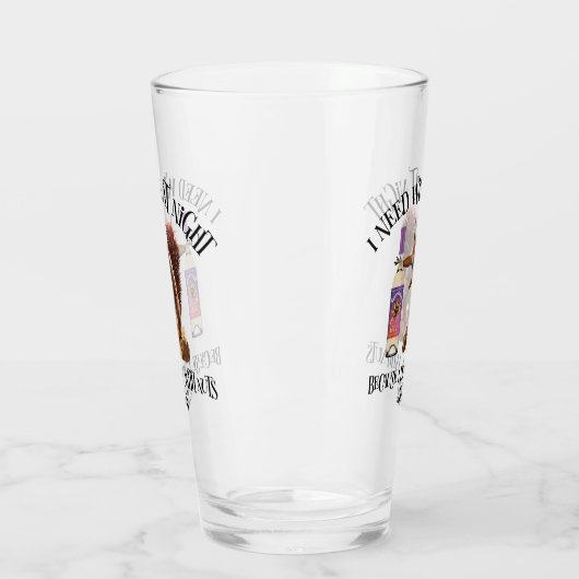 Nuts de hele dag - Funny Squirrel Wine Drinker Glas (Links)