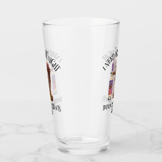 Nuts de hele dag - Funny Squirrel Wine Drinker Glas (Rechts)