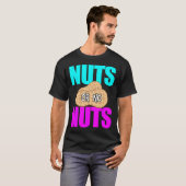 Nuts No Nuts Funny Geslacht Reveal Tshirt Geslacht (Voorkant volledig)