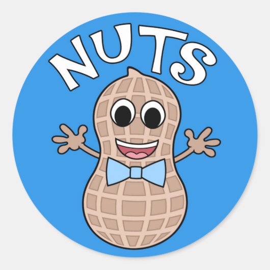 Nuts or No Nuts thema gender onthullen stickers (Voorkant)