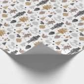 Nuts Ornaments Nutkraker Fairies Wrapping Paper Cadeaupapier (Hoek)