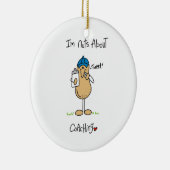 Nuts Over Coaching T-shirts en geschenken Keramisch Ornament (Rechts)