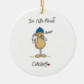 Nuts Over Coaching T-shirts en geschenken Keramisch Ornament (Voorkant)