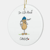 Nuts Over Coaching T-shirts en geschenken Keramisch Ornament (Links)