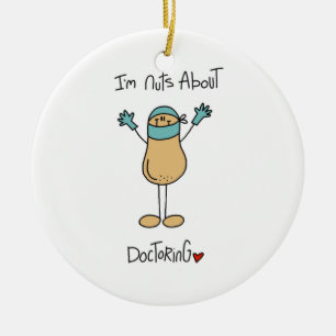 Nuts Over Doctoring T-shirts en geschenken Keramisch Ornament