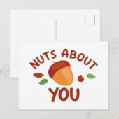 Nuts over jou briefkaart (Voorkant / Achterkant)