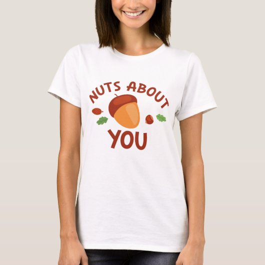Nuts over jou t-shirt (Voorkant)