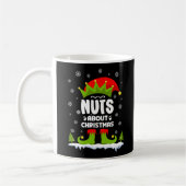 Nuts Over Kerstmis Grappig Kerstmiself Gift Koffiemok (Links)