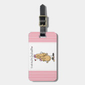 Nuts over mijn kleindochterT-shirts en cadeautjes Bagagelabel (Voorkant verticaal)