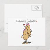 Nuts over mijn kleindochterT-shirts en cadeautjes Briefkaart (Voorkant / Achterkant)