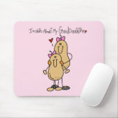 Nuts over mijn kleindochterT-shirts en cadeautjes Muismat (Met muis)