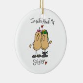 Nuts Over Mijn Soldaat T-shirts en geschenken Keramisch Ornament (Rechts)