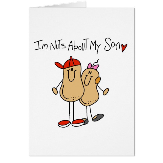 Nuts over mijn T-shirts voor zoon en cadeautjes (Voorkant)