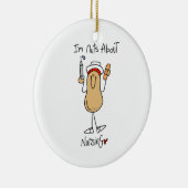 Nuts Over Nursing T-shirts en geschenken Keramisch Ornament (Rechts)